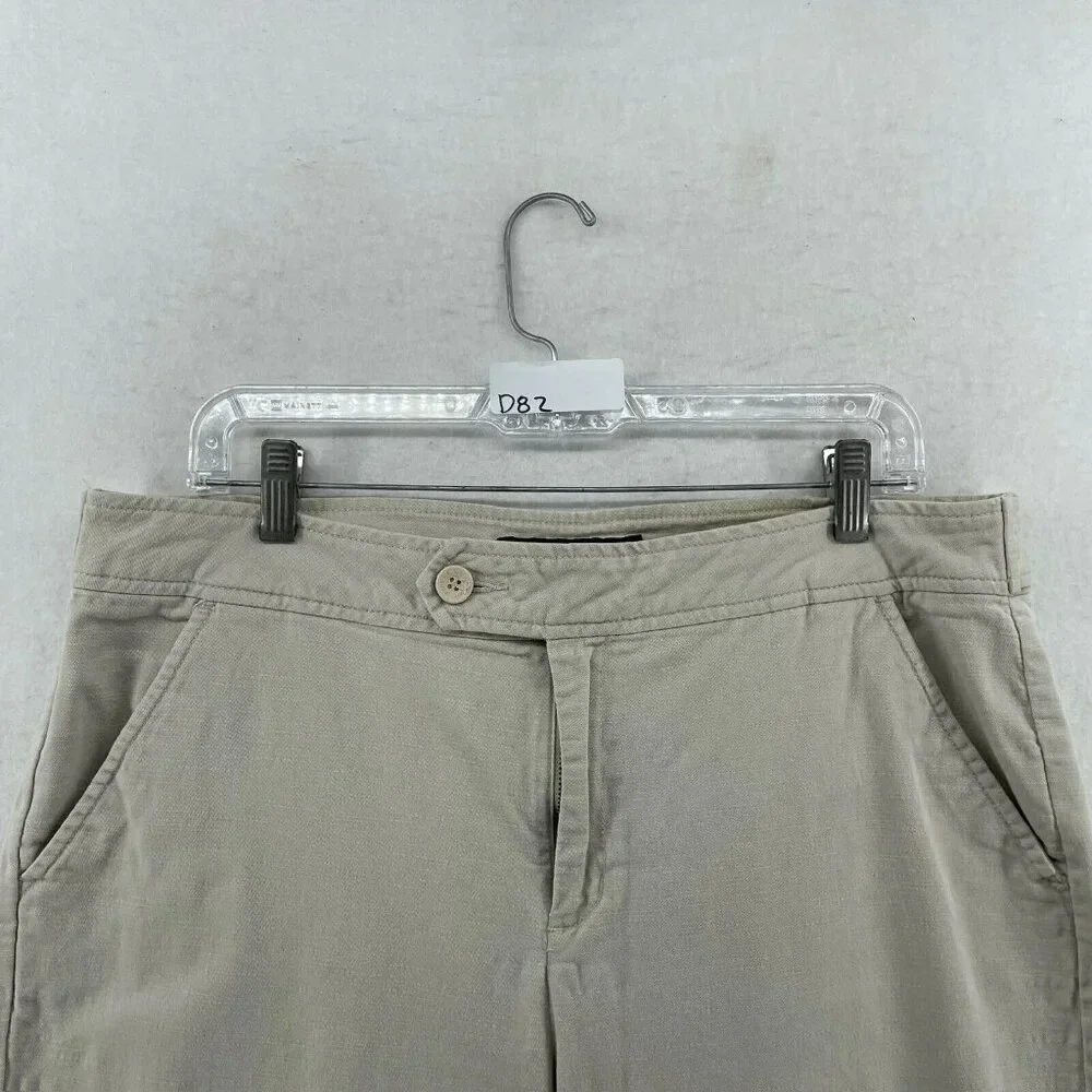 Calvin Klein Jeans Women's Sz 14 Beige Straight Ankle High-Rise Stretch Pockets - Picture 12 of 12